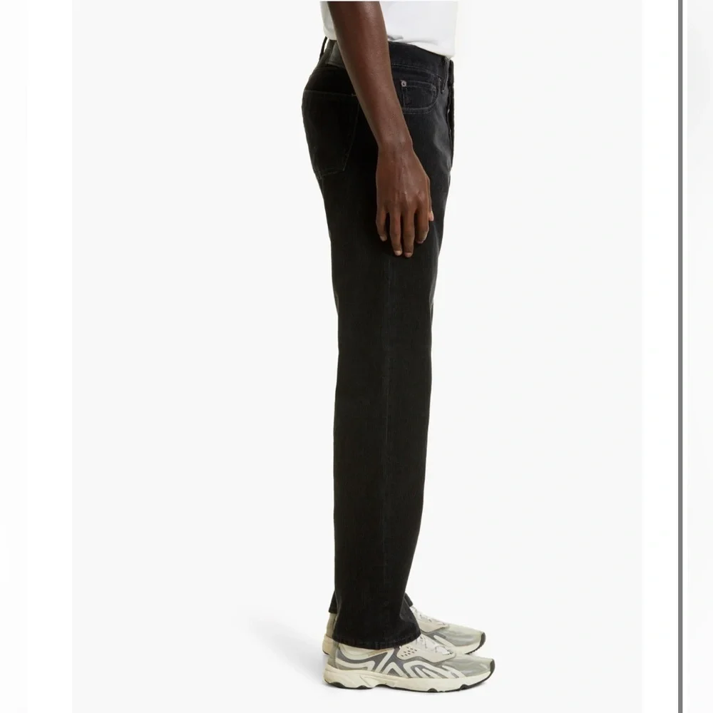 Acne Studios Men’s 1996 Straight Fit Stretch Corduroy Black Pants